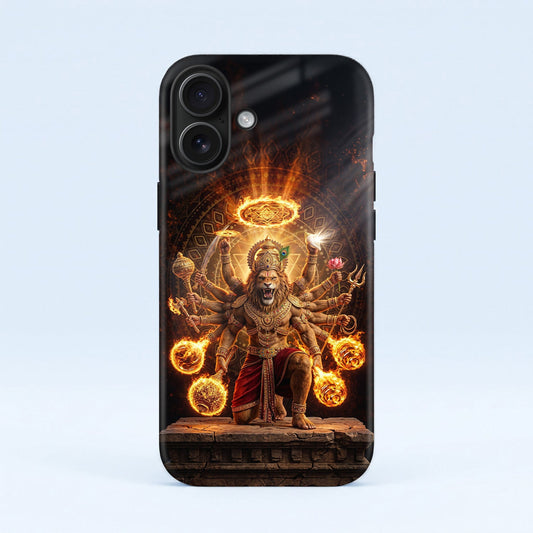 iPhone 16 5G Lord Narasimha Protective Cases
