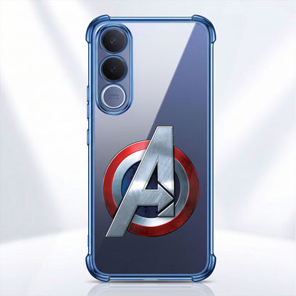 Vivo V70 FE 5G Premium 3D Spot UV Avengers Sticker Shockproof Airbags Case