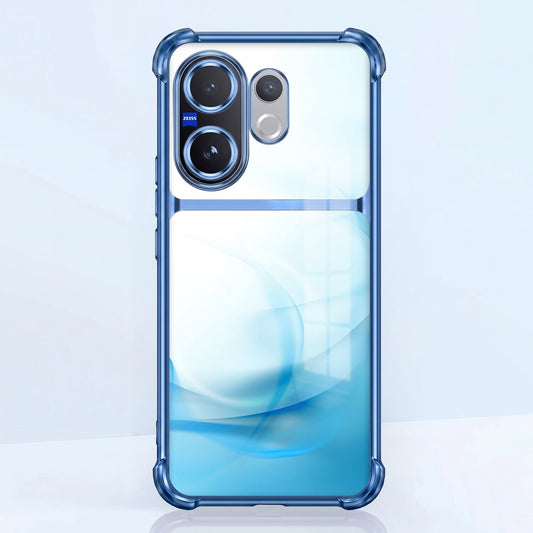 Vivo V60 5G Crystal Blue Dual-Tone Transparent Airbags Case
