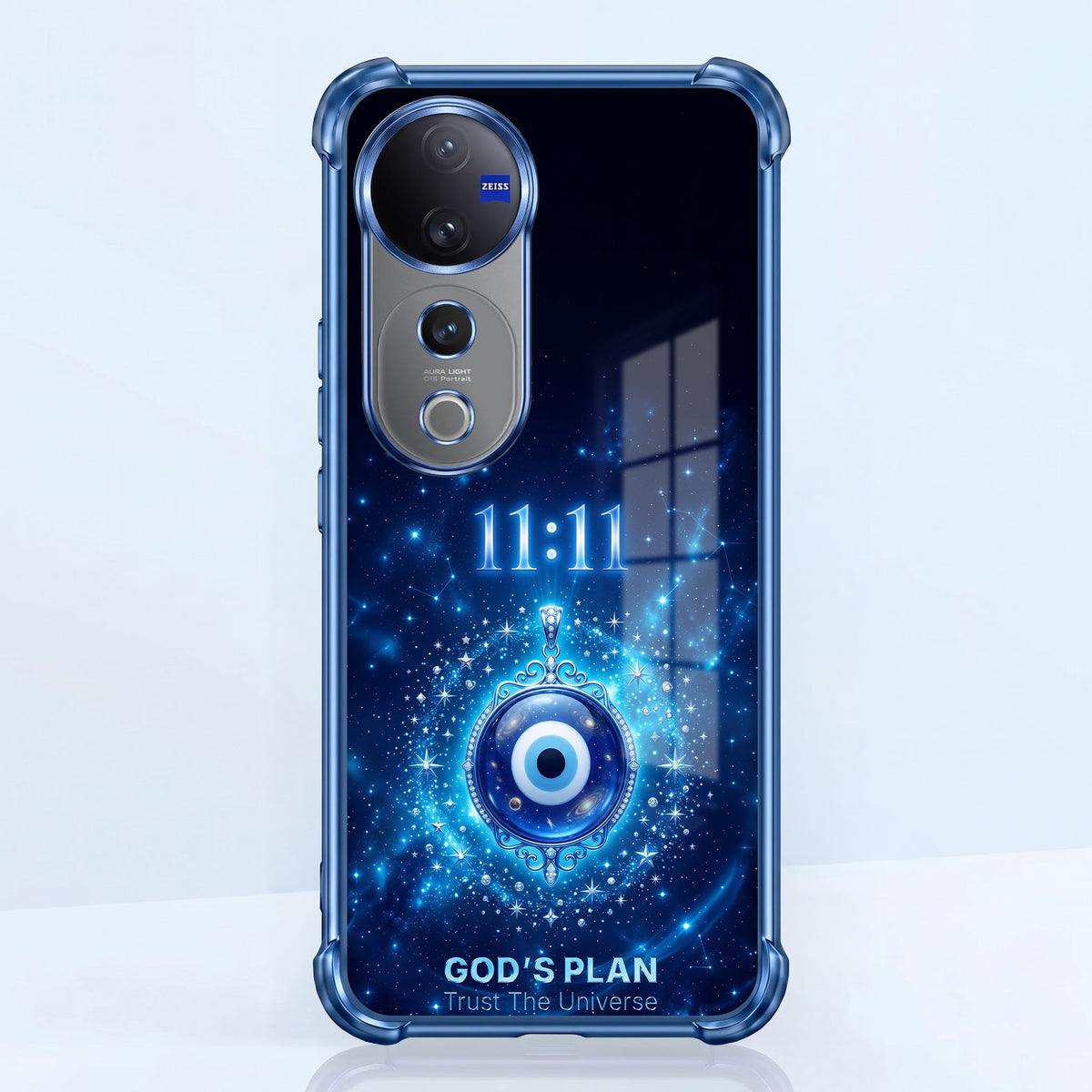 Vivo V40 Pro 5G Premium God’s Plan Evil Eye Airbags Printed Back Case