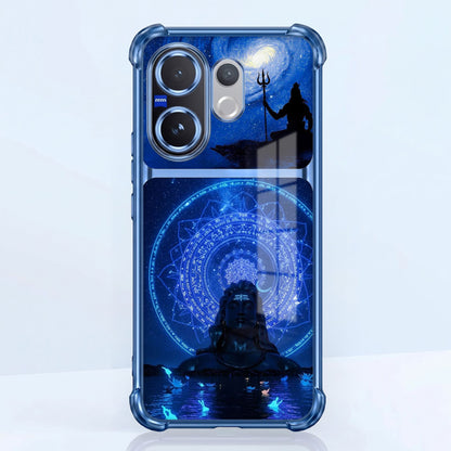 Vivo V60 5G Adiyogi Dual-Tone Transparent Airbags Case