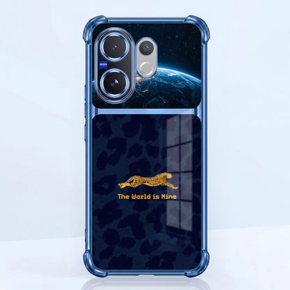 Vivo V60 5G World Is Mine Dual-Tone Transparent Airbags Case