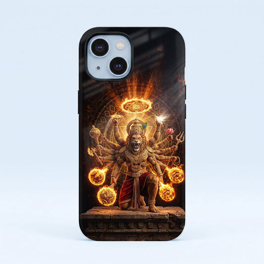 iPhone 15 5G Lord Narasimha Protective Cases