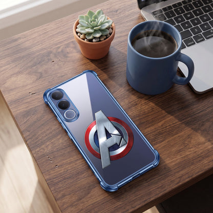 Vivo V70 FE 5G Premium 3D Spot UV Avengers Sticker Shockproof Airbags Case