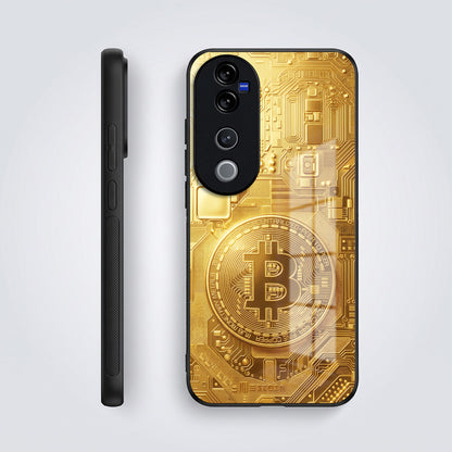 Vivo V50 5G Bitcoin Acrylic Glass Back Case
