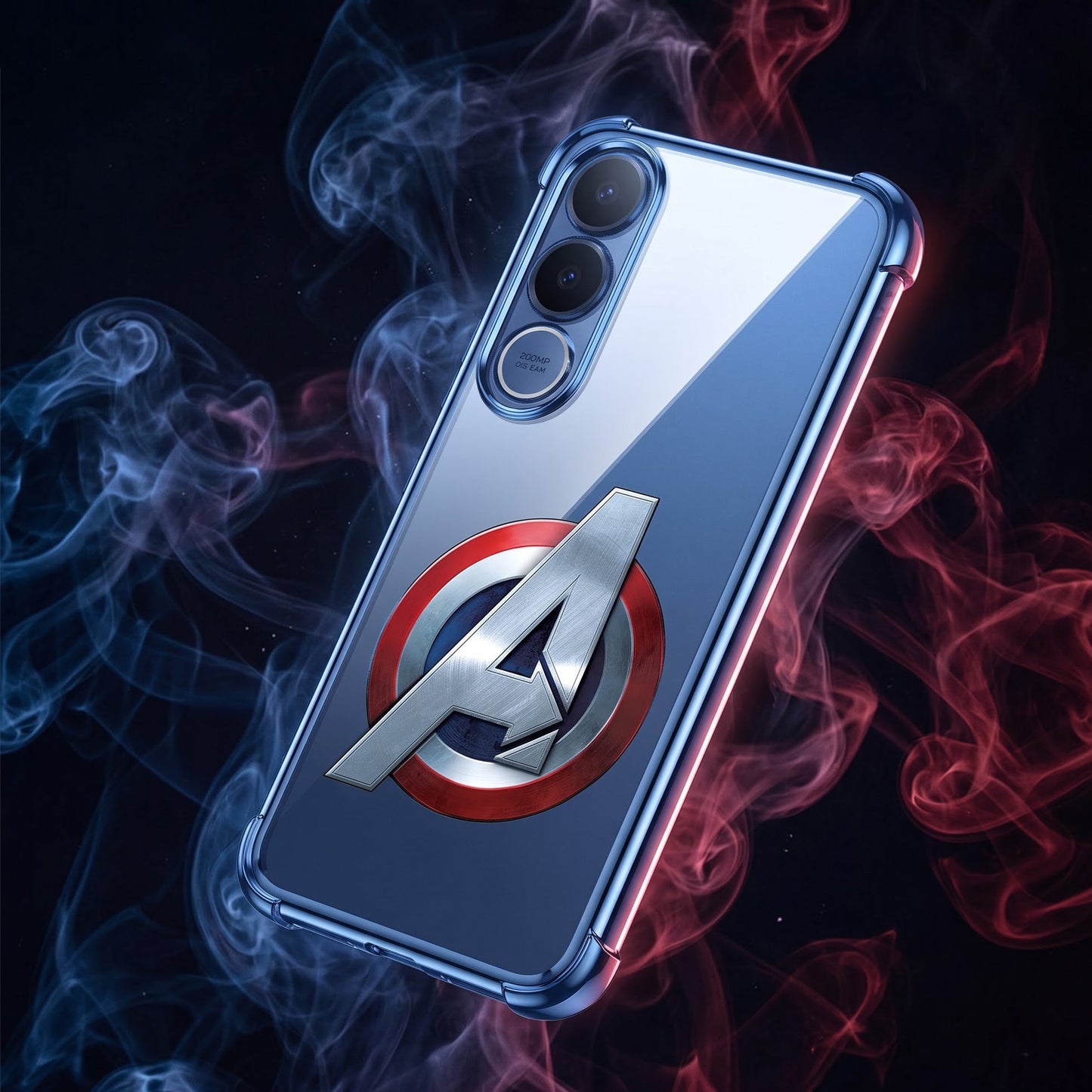 Vivo V70 FE 5G Premium 3D Spot UV Avengers Sticker Shockproof Airbags Case