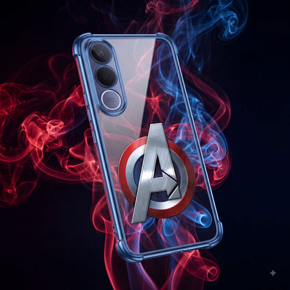 Vivo V70 FE 5G Premium 3D Spot UV Avengers Sticker Shockproof Airbags Case