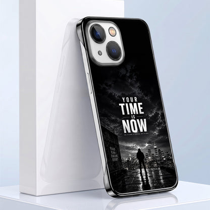 iPhone 15 5G Your Time Is Now Black Airbags Printed Back Case