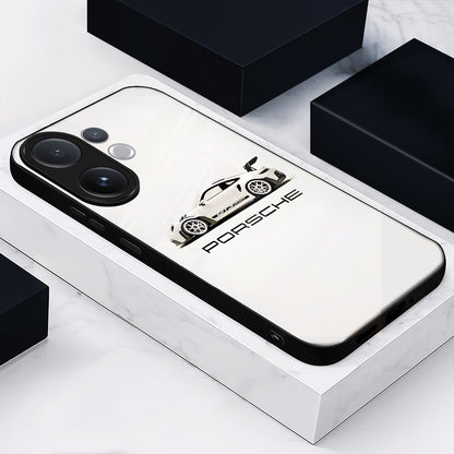 Vivo V60 5G Phone case with Porsche logo on a white surface