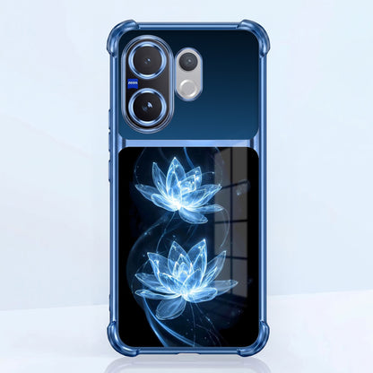 Vivo V60 5G Celestial Lotus Dual-Tone Transparent Airbags Case