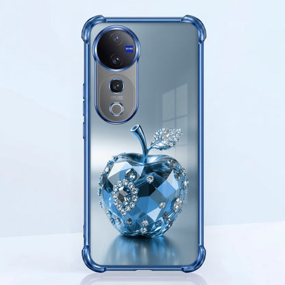 Vivo V40 Pro 5G Blue Apple Airbags Printed Back Case