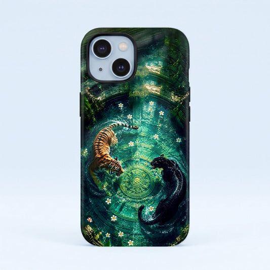 iPhone 15 5G Tiger & Panther Mystic Protective Case