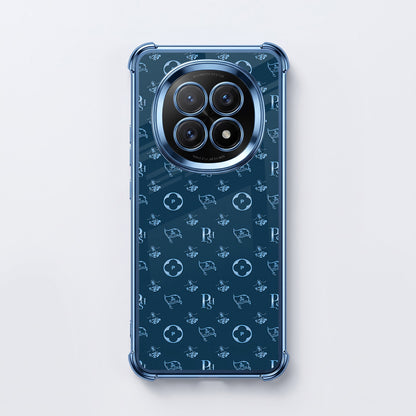Oppo F29 5G Luxury Monogram Blue Airbags Printed Back Case