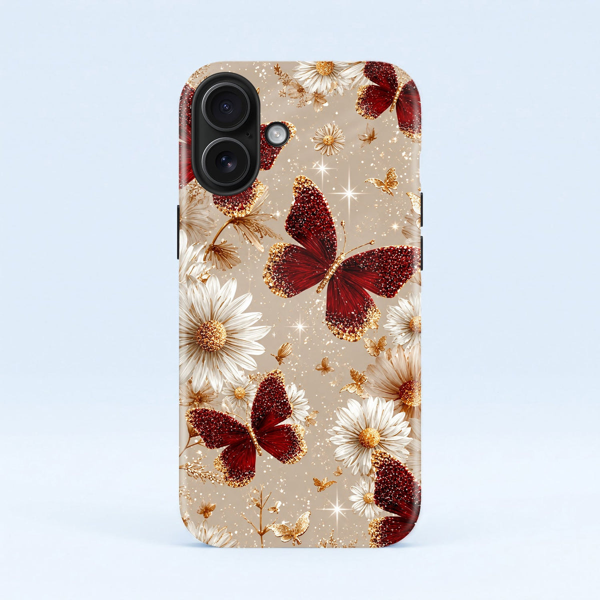 iPhone 16 5G Butterfly Floral Protective Case