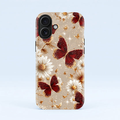 iPhone 16 5G Butterfly Floral Protective Case
