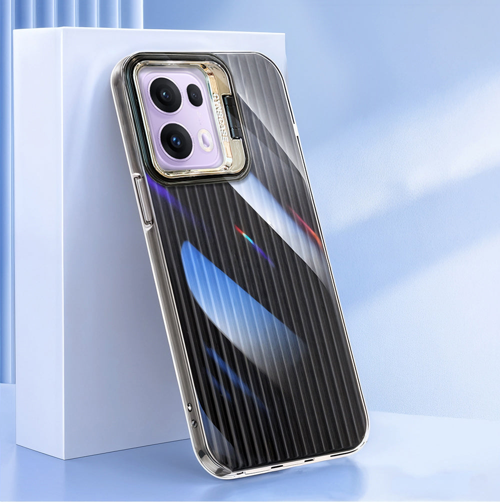 Oppo Reno13 Pro 5G Luxury Dual Layer Hybrid Camera Ring Stand Case