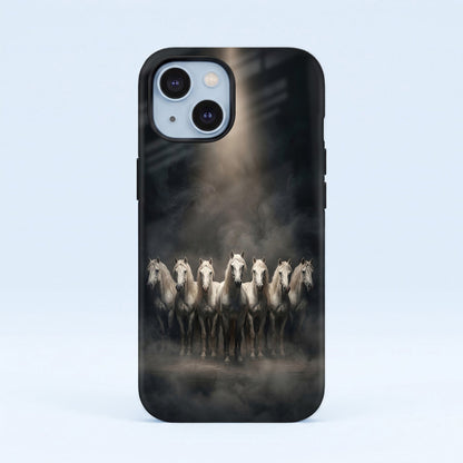iPhone 15 5G Running Horses Protective Cases
