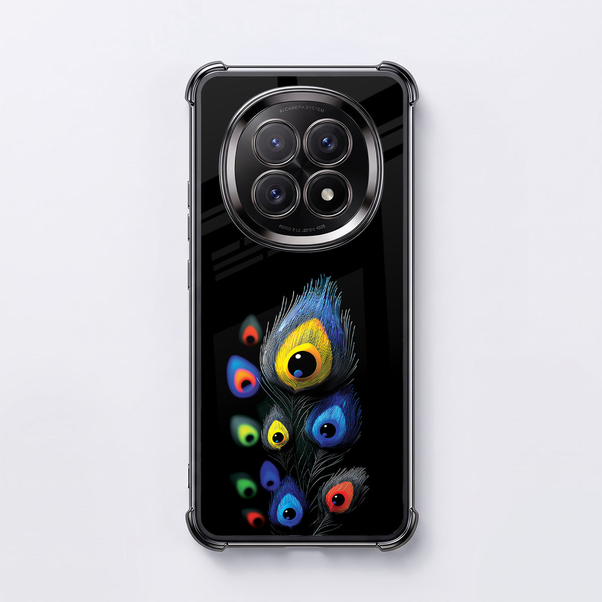 Oppo F29 5G Multi-Feather Peacock Airbags Printed Back Case