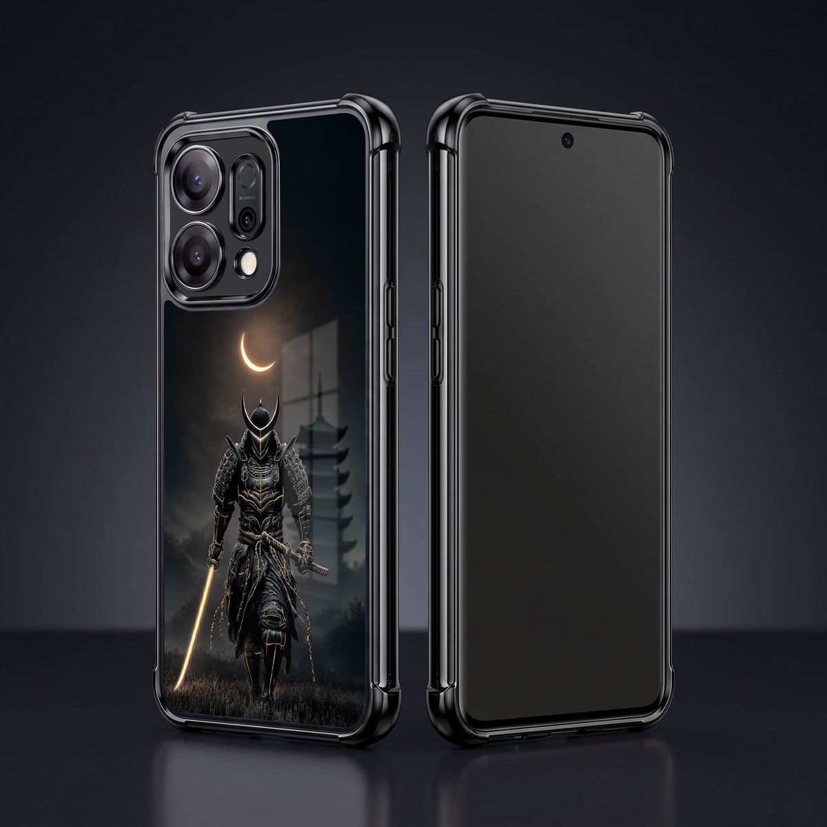Oppo Reno 14 5G Samurai Warrior Airbags Printed Back Case