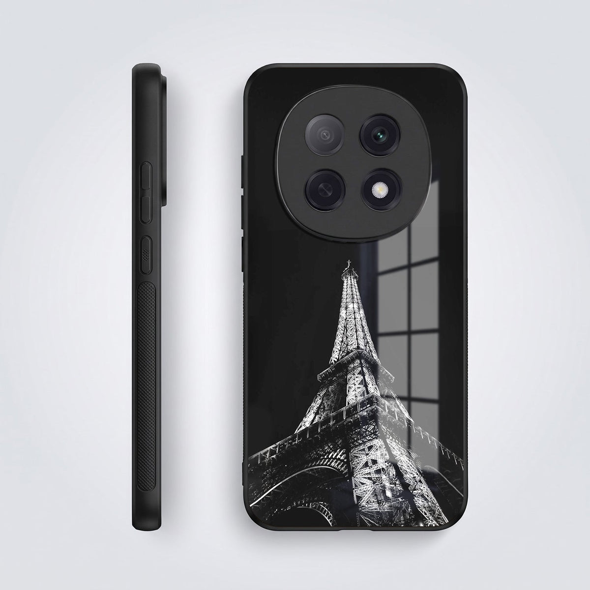 Oppo F29 Pro 5G Premium Acrylic Shockproof Glass Back Case (Eiffel Tower)