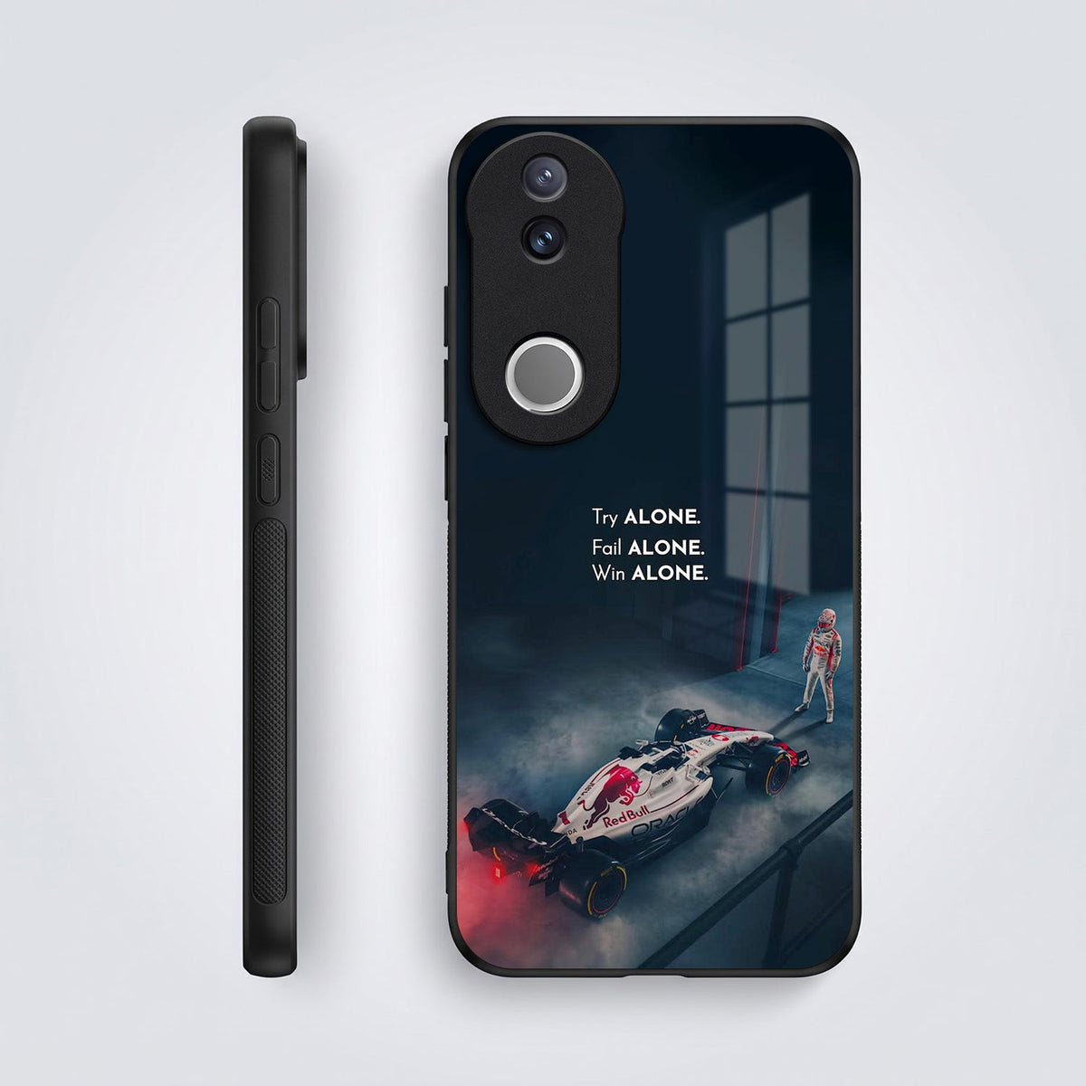 Vivo V50 5G Win Alone F1 Racing Acrylic Glass Back Case