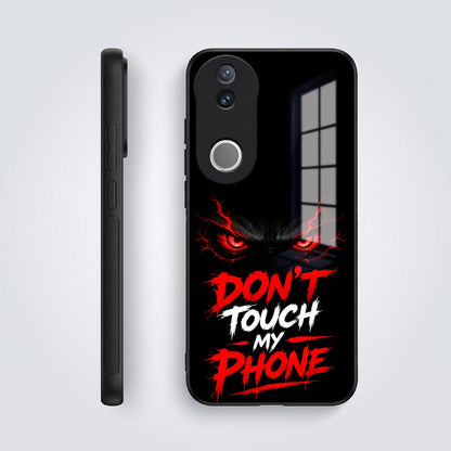 Vivo V50 5G Don't Touch My Phone Acrylic Glass Back Case