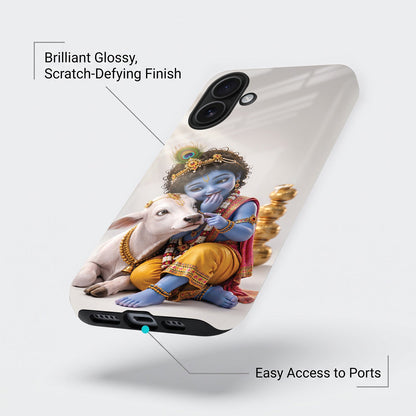 iPhone 16 5G Bal Krishna Blessings Protective Case