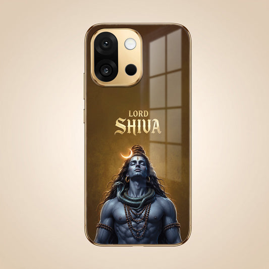 OnePlus 13s 5G Lord Shiva Gold Electroplated Glass Phone Back Case