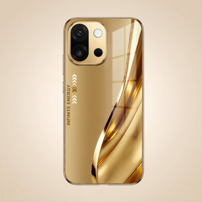 OnePlus 13s 5G Luxury Infinity Energy Gold Electroplated Glass Phone Case