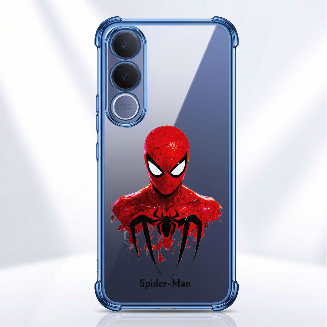 Vivo V70 FE 5G Premium 3D Spot UV Spider-Man Sticker Shockproof Airbags Case