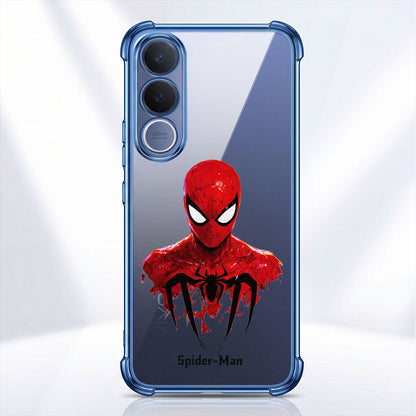 Vivo V70 FE 5G Premium 3D Spot UV Spider-Man Sticker Shockproof Airbags Case