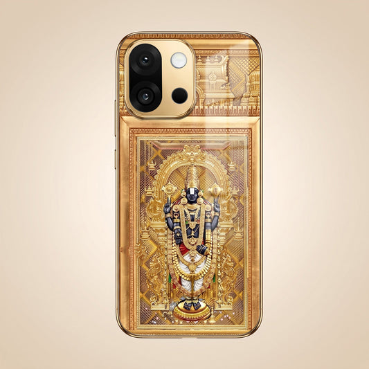 OnePlus 13s 5G Premium Heritage Gold Electroplated Glass Phone Back Case
