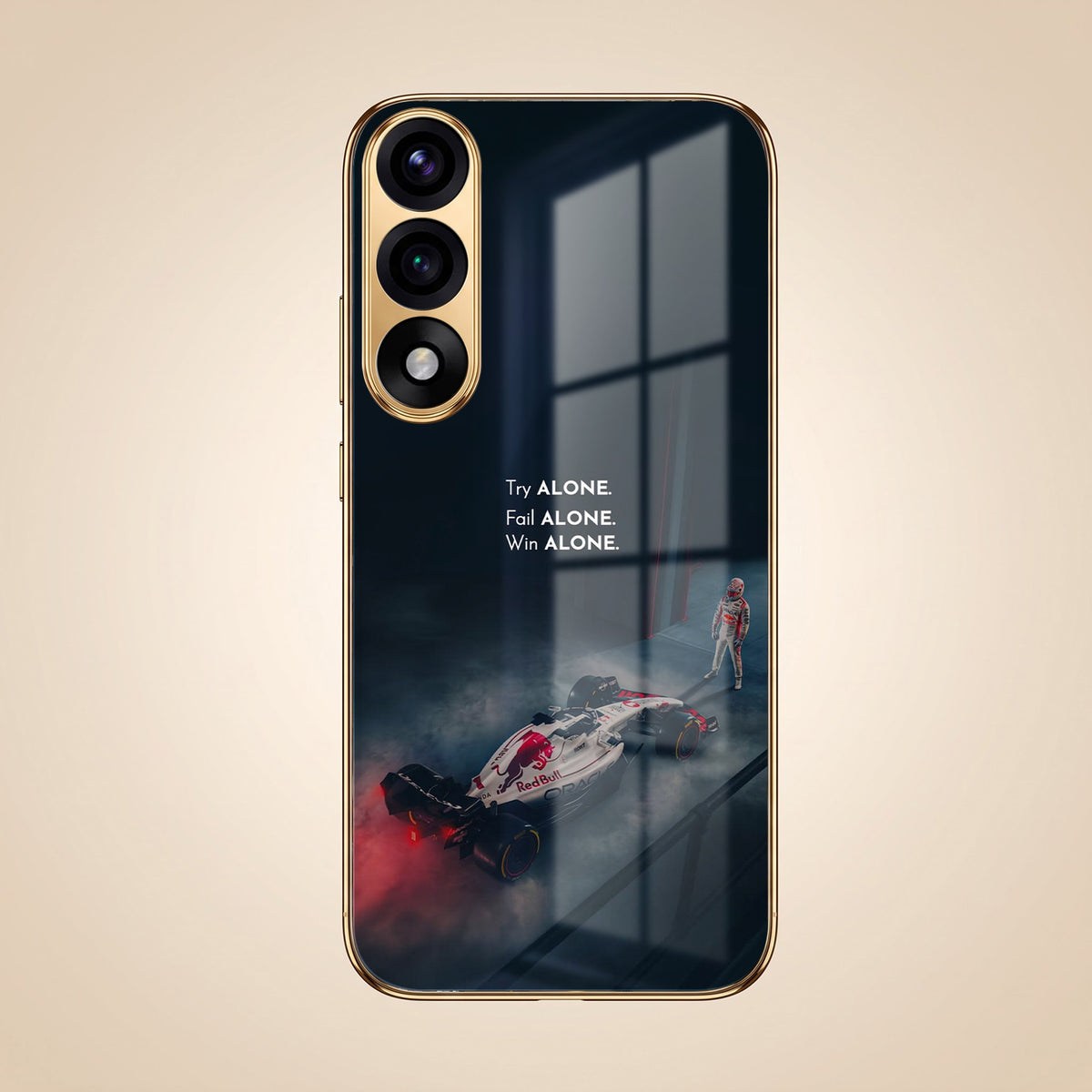 Oneplus Nord 5 5G Win Alone F1 Racing Acrylic Glass Back Case