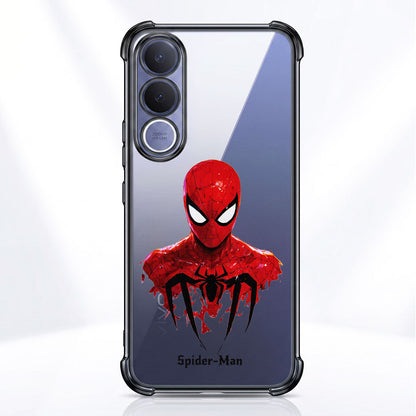 Vivo V70 FE 5G Premium 3D Spot UV Spider-Man Sticker Shockproof Airbags Case