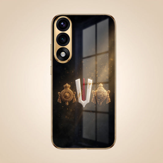OnePlus Nord 5 5G Royal Heritage Edition Gold Electroplated Glass Phone Back Case