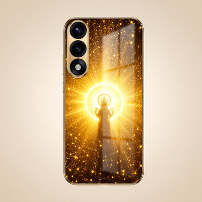 Oneplus Nord 5 5G Lakshmi Sacred Gold Electroplated Glass Phone Back Case