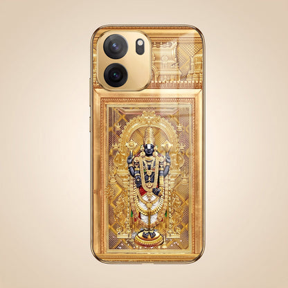 OnePlus Nord CE6 5G Premium Heritage Gold Electroplated Glass Phone Back Case