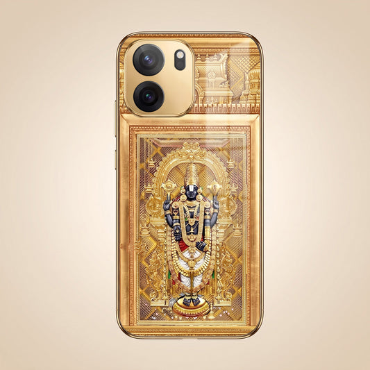OnePlus Nord CE6 5G Premium Heritage Gold Electroplated Glass Phone Back Case