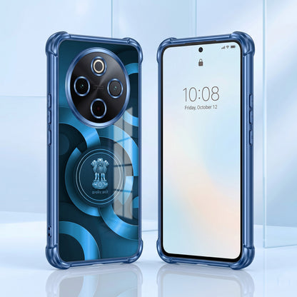 Vivo T4 5G Blue Emblem Airbags Printed Back Case