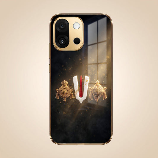 OnePlus 13s 5G Royal Heritage Edition Gold Electroplated Glass Phone Back Case