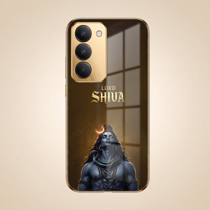 Redmi 15 5G Lord Shiva Gold Electroplated Glass Phone Back Case