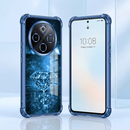 Vivo T4 5G Blue Diamond Airbags Printed Back Case