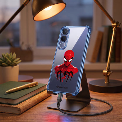 Vivo V70 FE 5G Premium 3D Spot UV Spider-Man Sticker Shockproof Airbags Case