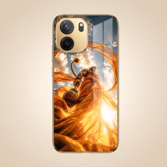 OnePlus Nord CE6 5G Divine Hanuman Gold Electroplated Glass Phone Back Case