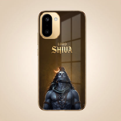 OnePlus 15R 5G Lord Shiva Gold Electroplated Glass Phone Back Case