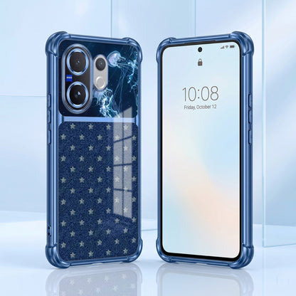 Vivo V60 5G Galaxy Stars Dual-Tone Transparent Airbags Case