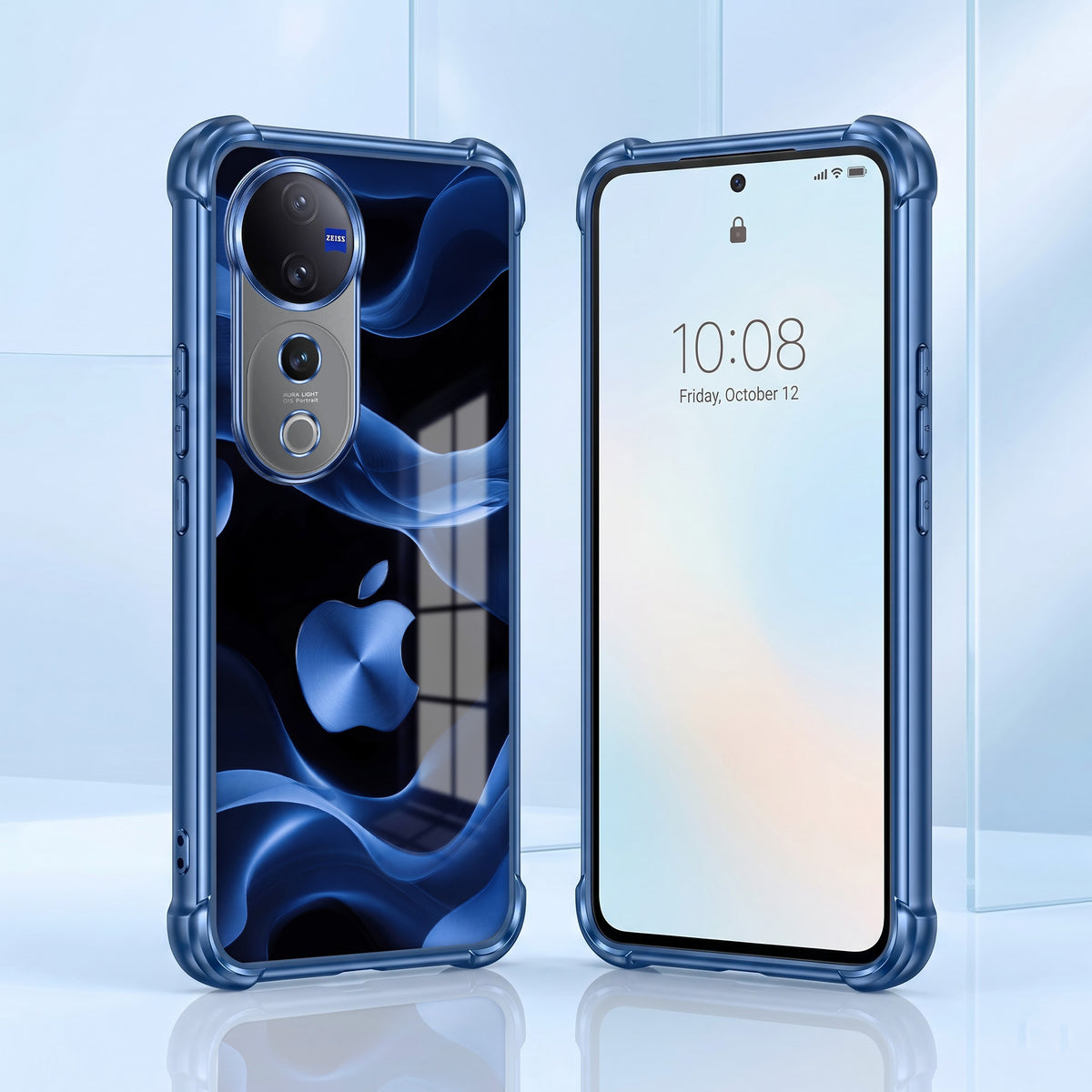 Vivo V40 Pro 5G Premium Wave Airbags Printed Back Case