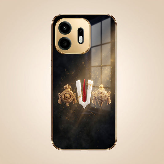 OnePlus N6 5G Royal Heritage Edition Gold Electroplated Glass Phone Back Case