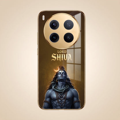 Vivo X300 Pro 5G Lord Shiva Gold Electroplated Glass Phone Back Case