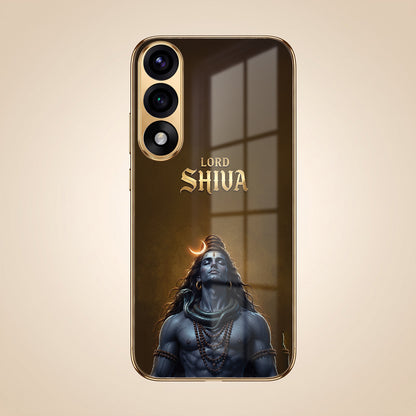 OnePlus Nord 5 5G Lord Shiva Gold Electroplated Glass Phone Back Case